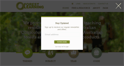 Desktop Screenshot of forestlearning.edu.au